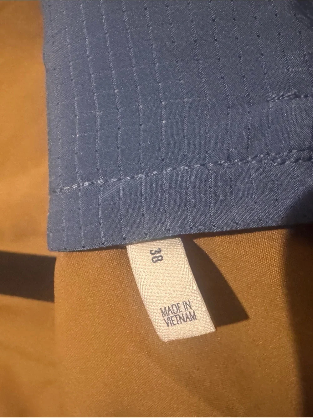 Men's Swim Trunks in Mustard with Contrast Waistband
